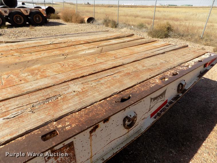 image for item DY9094 1992 Landoll Hauloll tilt deck equipment trailer