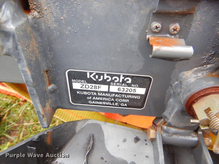 image for item EO9705 Kubota ZD28F ZTR lawn mower
