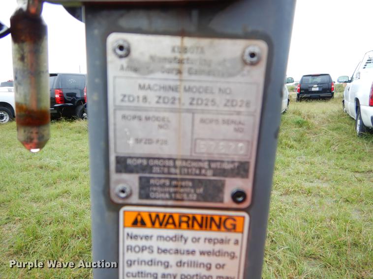 image for item EO9705 Kubota ZD28F ZTR lawn mower