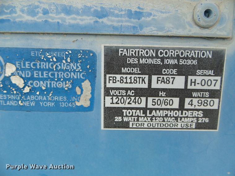 image for item EQ9000 Fair Play FB-8118TK scoreboard