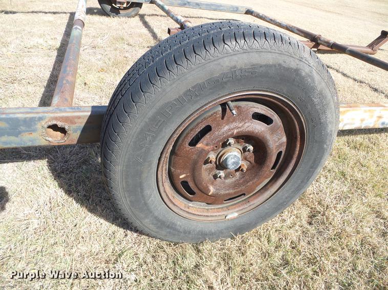 image for item EQ9001 Shop built pipe trailer