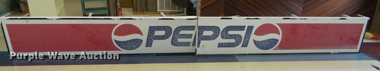 image for item EQ9006 Aluminum Pepsi sign