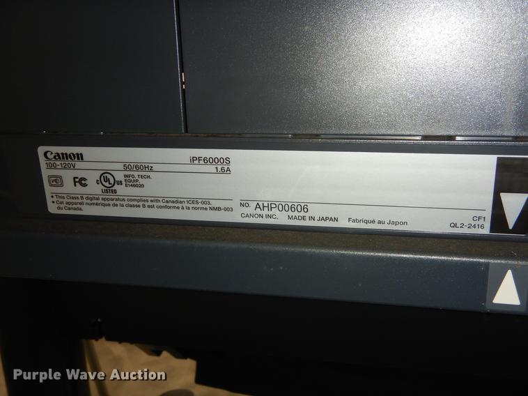 image for item EW9555 Canon IPF6000S plotter