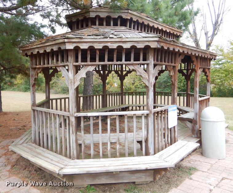 image for item EW9568 Wood gazebo