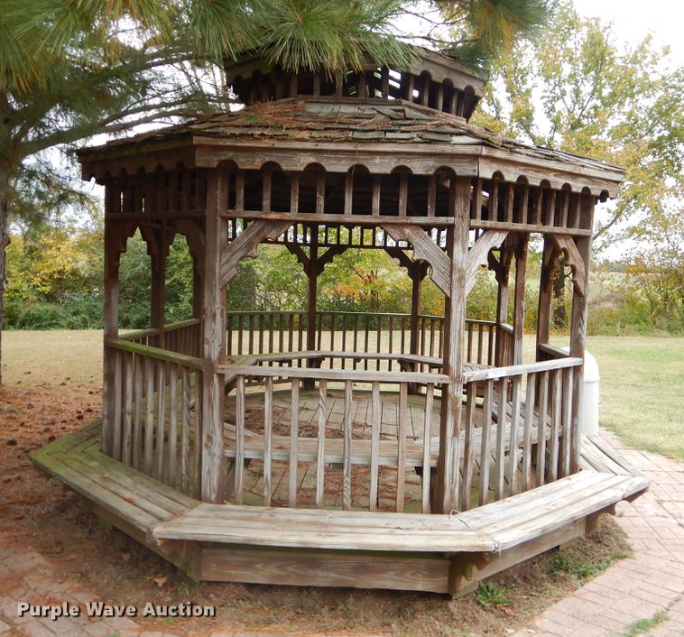 image for item EW9568 Wood gazebo