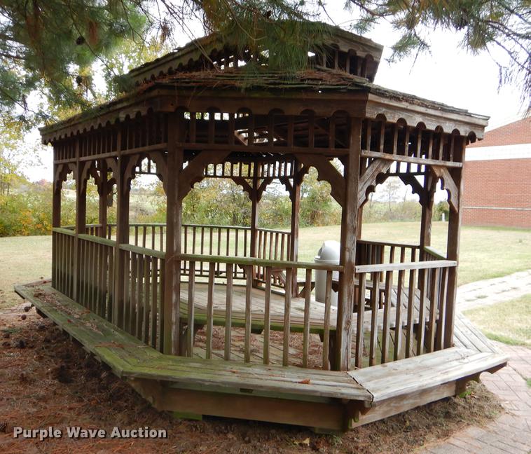 image for item EW9568 Wood gazebo