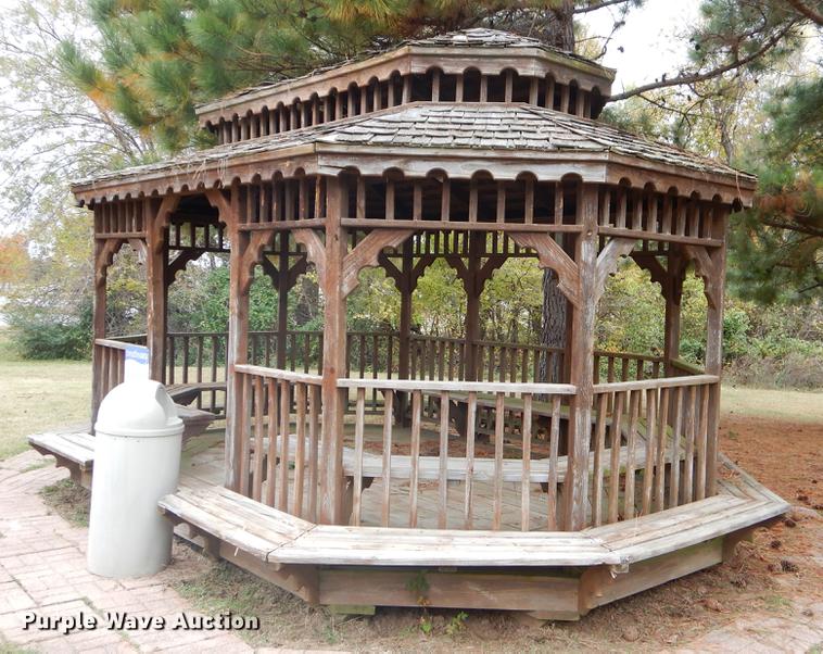 image for item EW9568 Wood gazebo