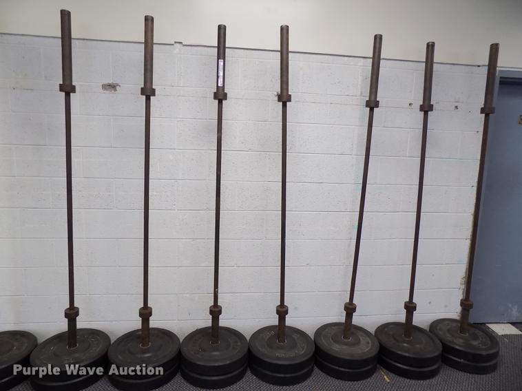 image for item FQ9066 RB rubber free weight lifting set