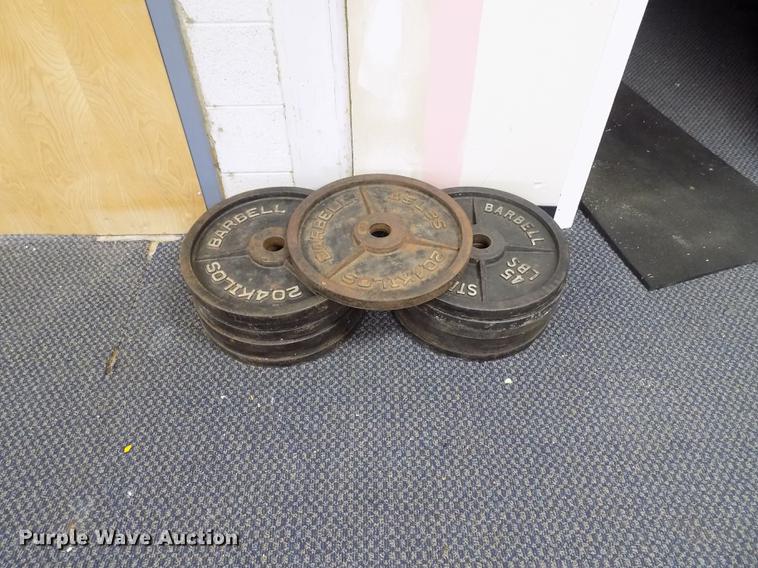 image for item FQ9066 RB rubber free weight lifting set