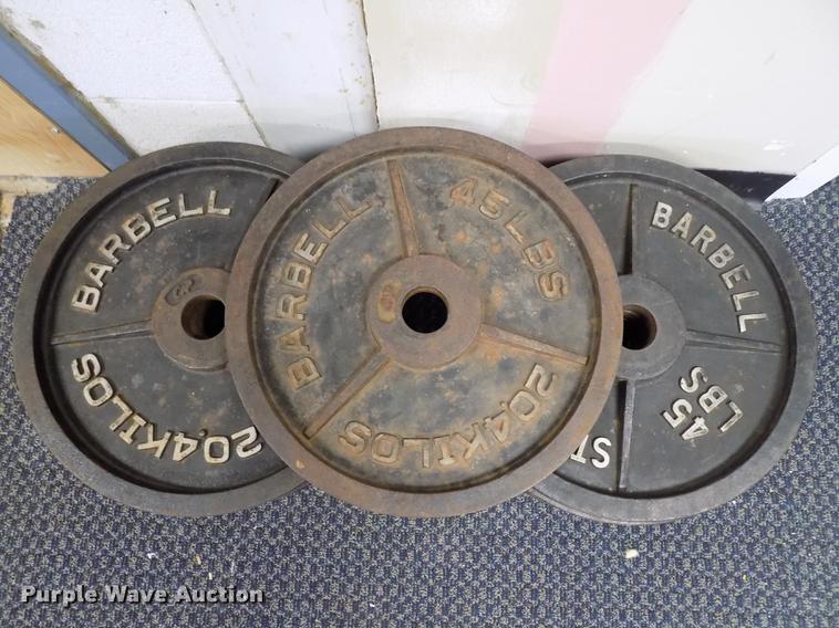 image for item FQ9066 RB rubber free weight lifting set