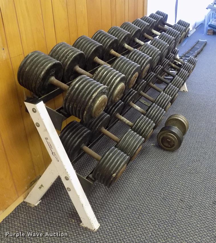 image for item FQ9077 Ivanko dumbbell free weight set