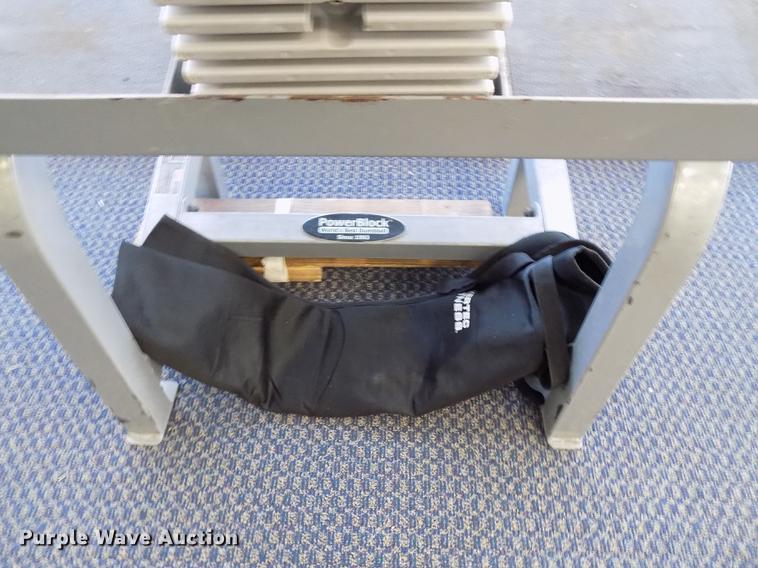 image for item FQ9078 (12) PowerBlock dumbbell free weight stations