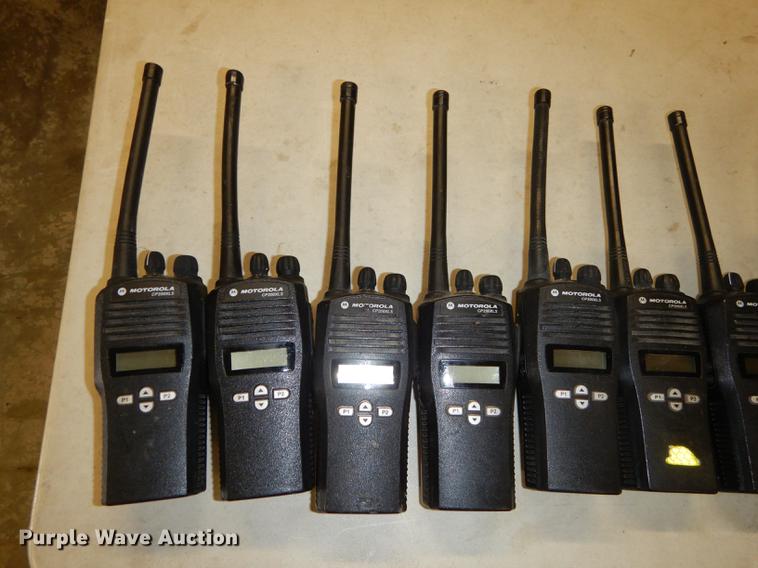 image for item FS9389 (34) Motorola hand held radios