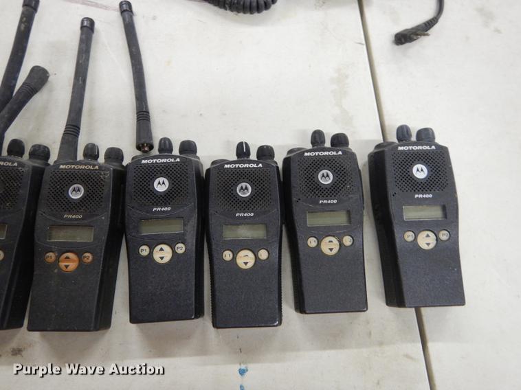 image for item FS9389 (34) Motorola hand held radios