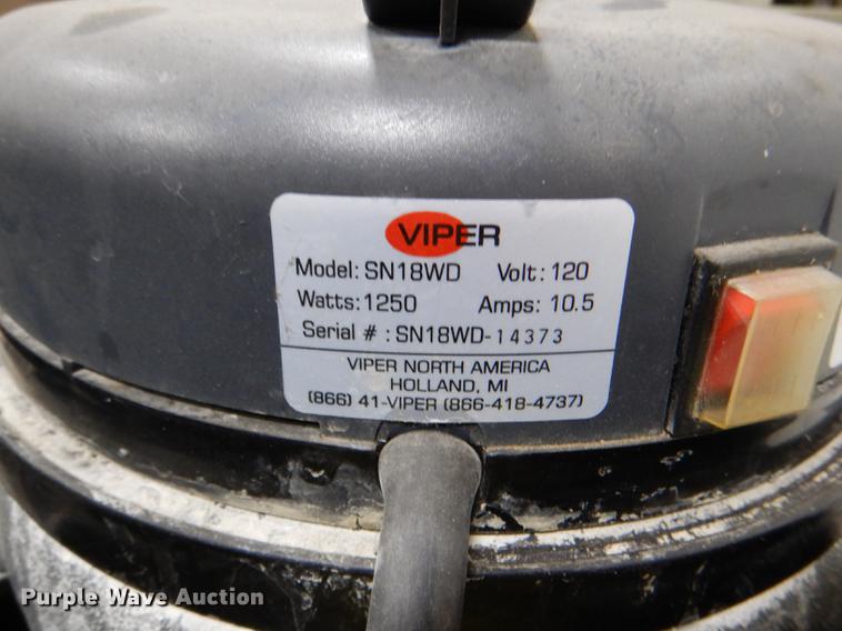 image for item FS9440 Viper Floor Shovel SN18WD wet/dry vacuum