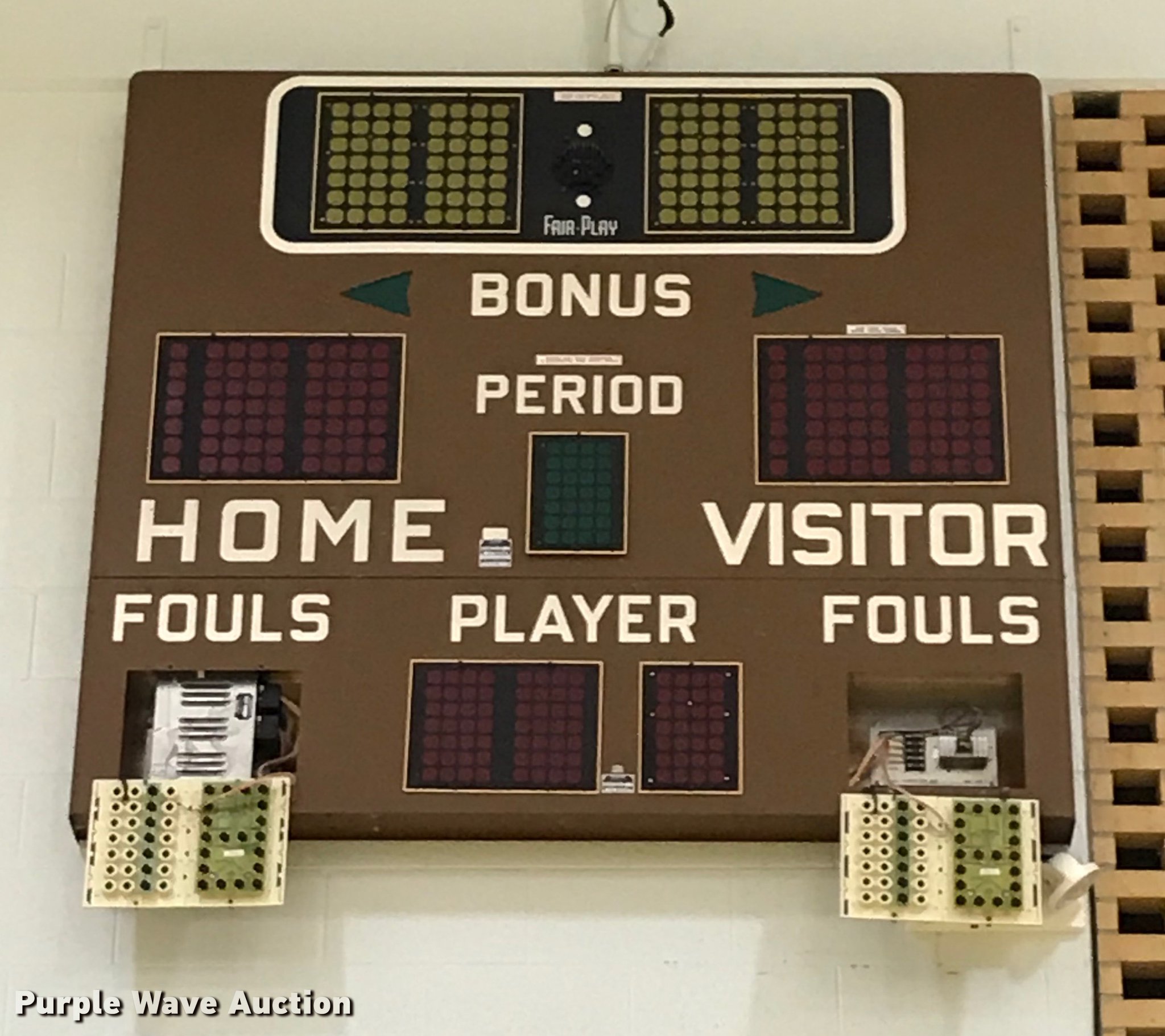 (2) Fair Play basketball scoreboards in Grainfield, KS Item DB9064