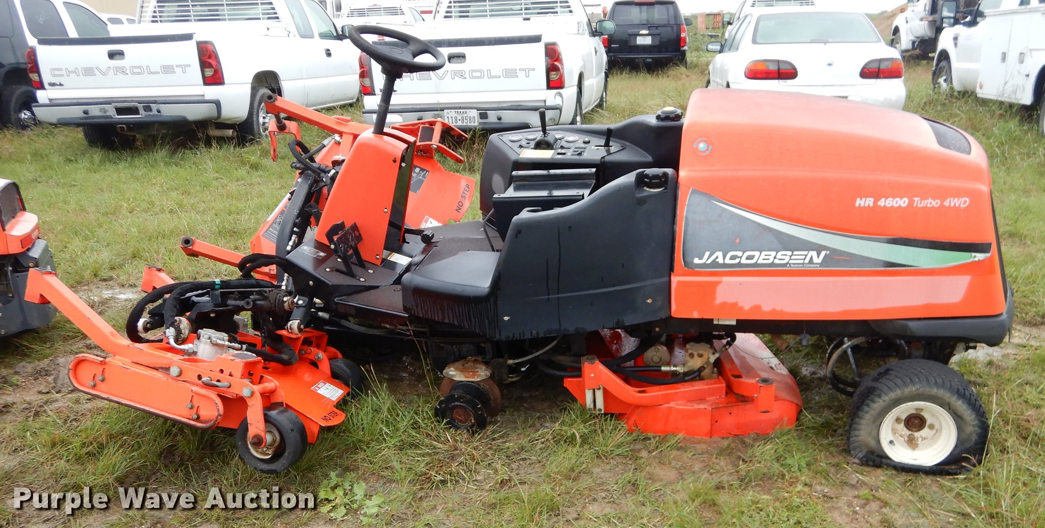 Jacobsen HR4600 lawn mower in Burleson, TX Item EO9706 sold Purple Wave