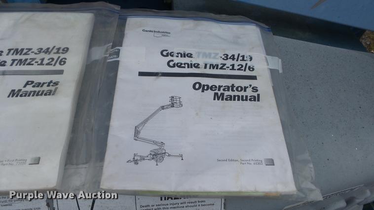 image for item AM9043 2001 Genie TMZ-34-19 boom lift