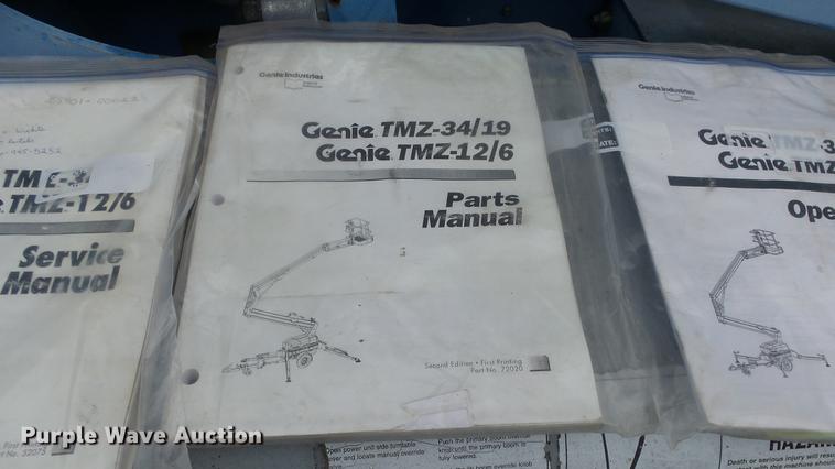image for item AM9043 2001 Genie TMZ-34-19 boom lift