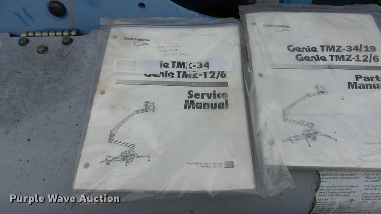 image for item AM9043 2001 Genie TMZ-34-19 boom lift