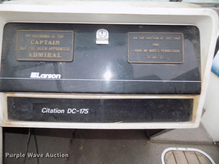 image for item DB8508 1988 Larson Citation DC175 boat
