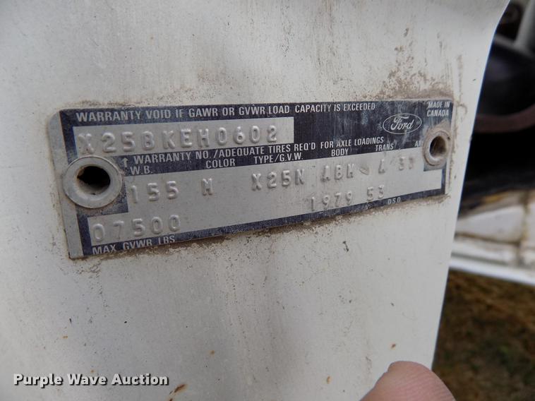 image for item DB9042 1979 Ford F250 Custom Ext. Cab pickup truck