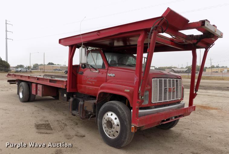 image for item DB9069 1991 GMC TopKick SL rollback truck