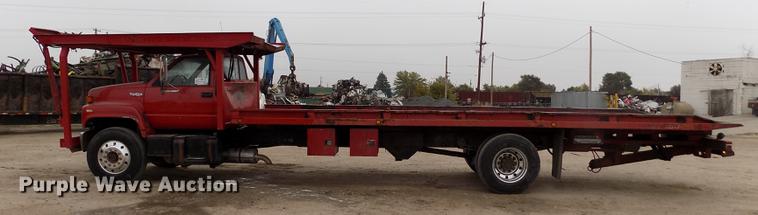 image for item DB9069 1991 GMC TopKick SL rollback truck