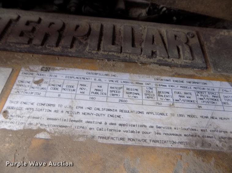 image for item DB9069 1991 GMC TopKick SL rollback truck