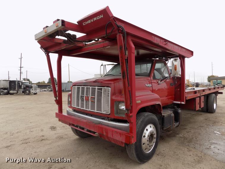 image for item DB9069 1991 GMC TopKick SL rollback truck