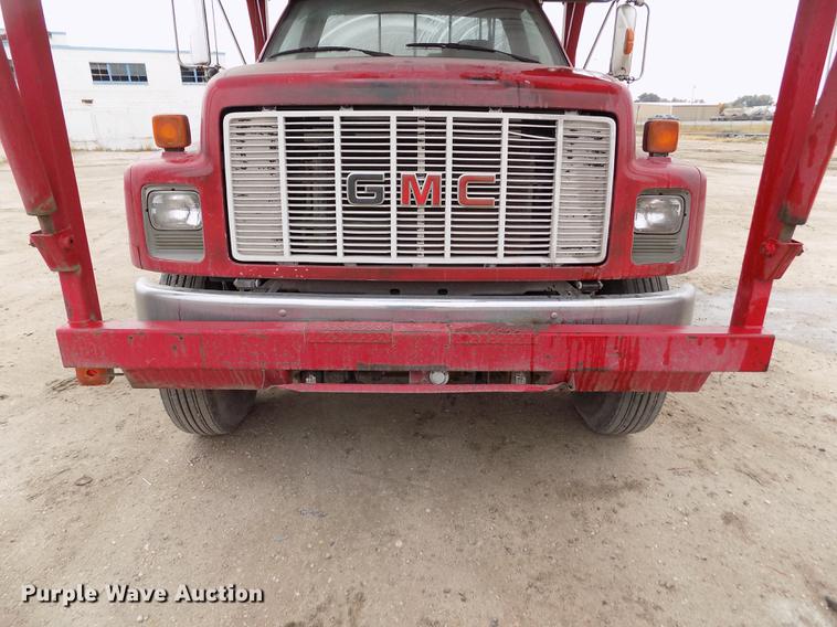 image for item DB9069 1991 GMC TopKick SL rollback truck