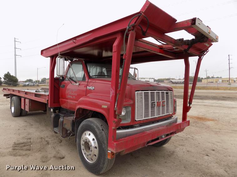 image for item DB9069 1991 GMC TopKick SL rollback truck