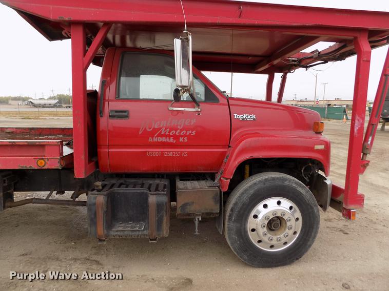 image for item DB9069 1991 GMC TopKick SL rollback truck