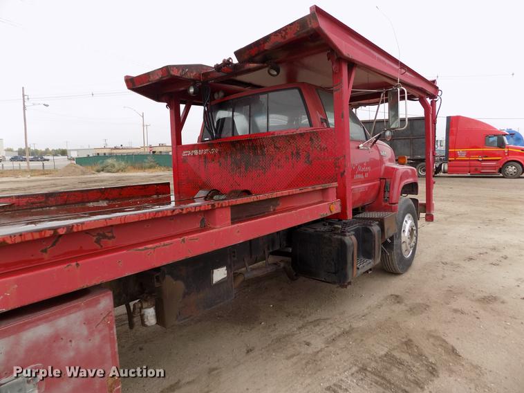 image for item DB9069 1991 GMC TopKick SL rollback truck