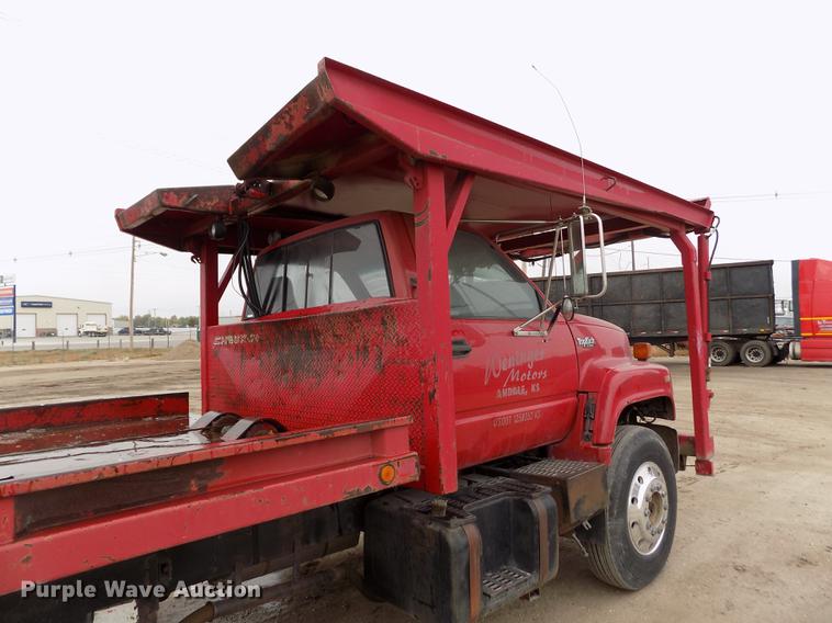 image for item DB9069 1991 GMC TopKick SL rollback truck