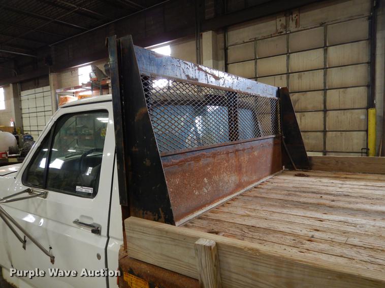 image for item DB9343 1997 Ford F350 XL dump flatbed pickup truck
