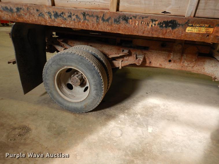 image for item DB9343 1997 Ford F350 XL dump flatbed pickup truck