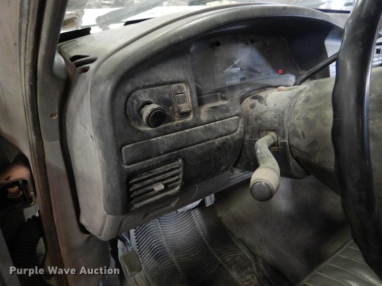 image for item DB9343 1997 Ford F350 XL dump flatbed pickup truck