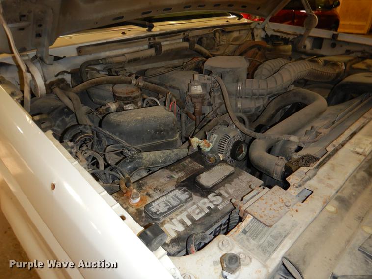 image for item DB9343 1997 Ford F350 XL dump flatbed pickup truck