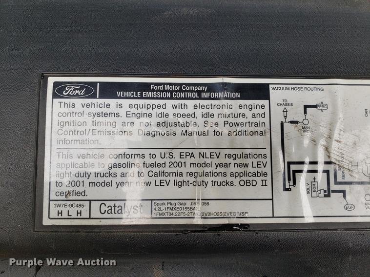 image for item DB9372 2001 Ford F150 SuperCab pickup truck