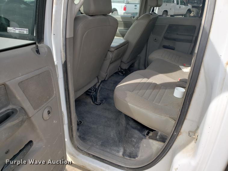 image for item DB9409 2008 Dodge Ram 3500 Quad Cab utility bed pickup truck