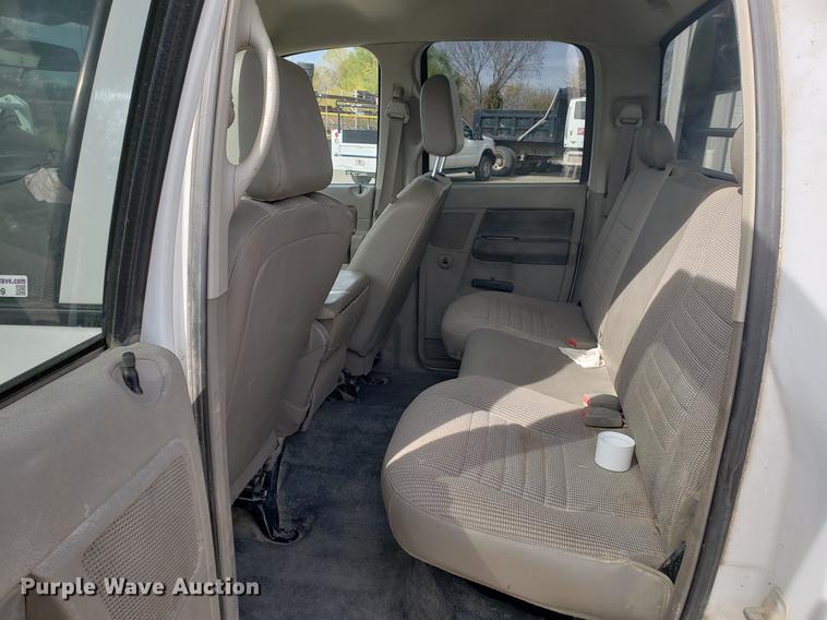 image for item DB9409 2008 Dodge Ram 3500 Quad Cab utility bed pickup truck