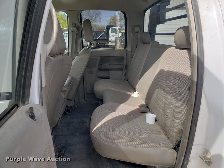 image for item DB9409 2008 Dodge Ram 3500 Quad Cab utility bed pickup truck