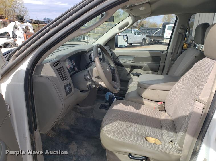 image for item DB9409 2008 Dodge Ram 3500 Quad Cab utility bed pickup truck