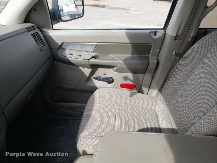 image for item DB9409 2008 Dodge Ram 3500 Quad Cab utility bed pickup truck