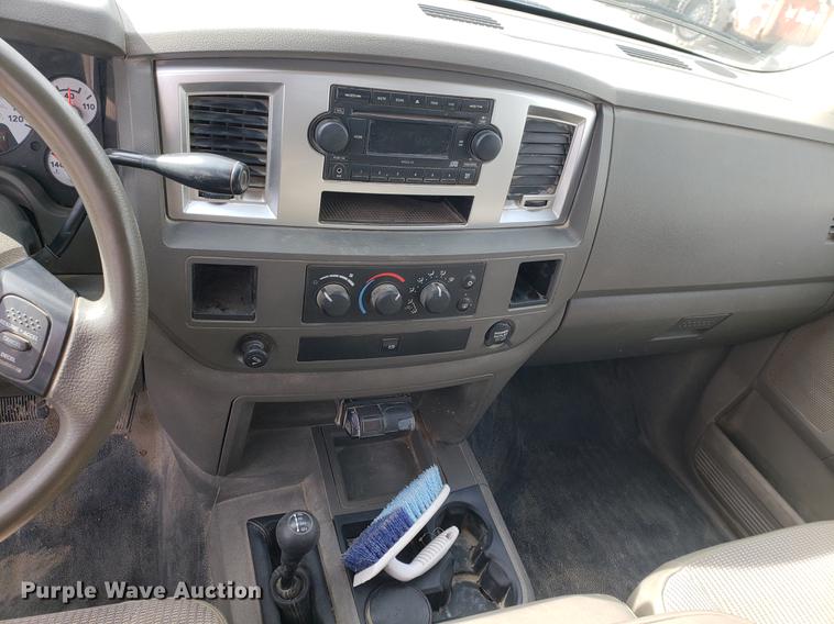 image for item DB9409 2008 Dodge Ram 3500 Quad Cab utility bed pickup truck