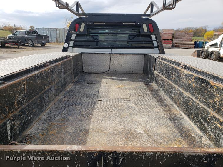 image for item DB9409 2008 Dodge Ram 3500 Quad Cab utility bed pickup truck