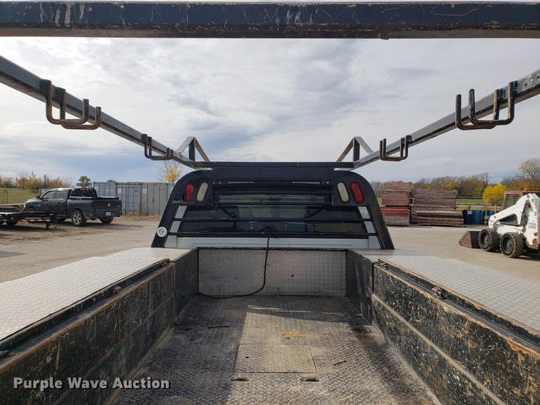 image for item DB9409 2008 Dodge Ram 3500 Quad Cab utility bed pickup truck