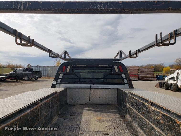 image for item DB9409 2008 Dodge Ram 3500 Quad Cab utility bed pickup truck