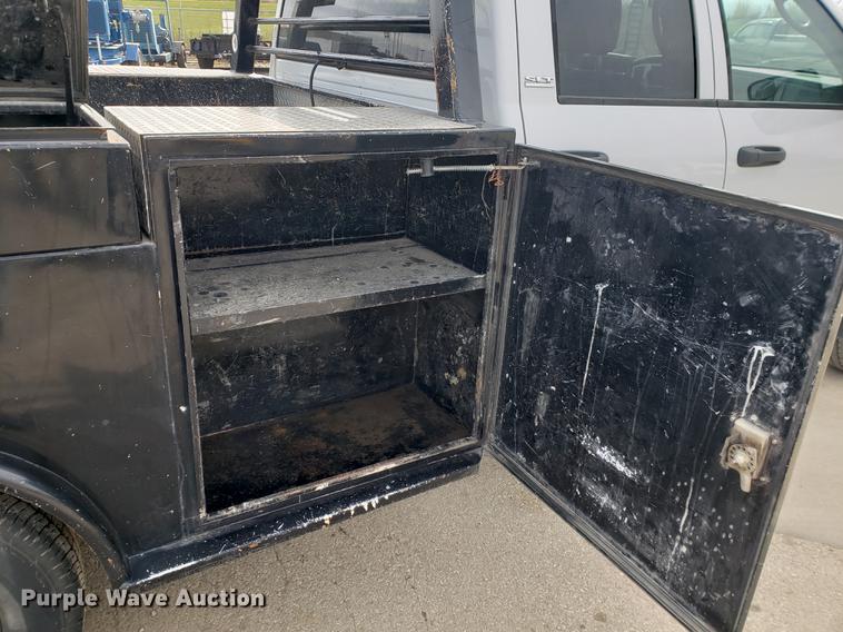 image for item DB9409 2008 Dodge Ram 3500 Quad Cab utility bed pickup truck